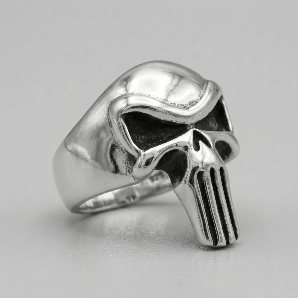 Punisher Skull Statement Ring