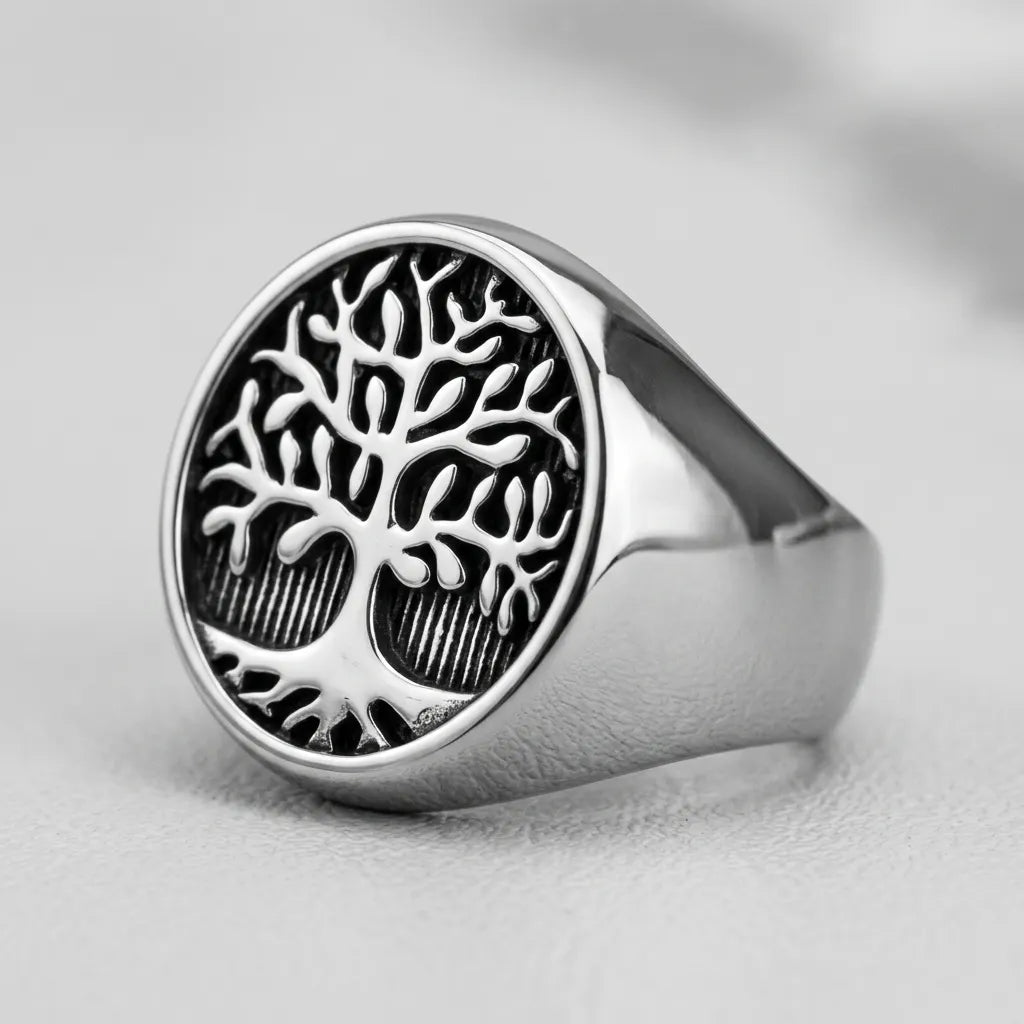 Tree of Life Signet Ring