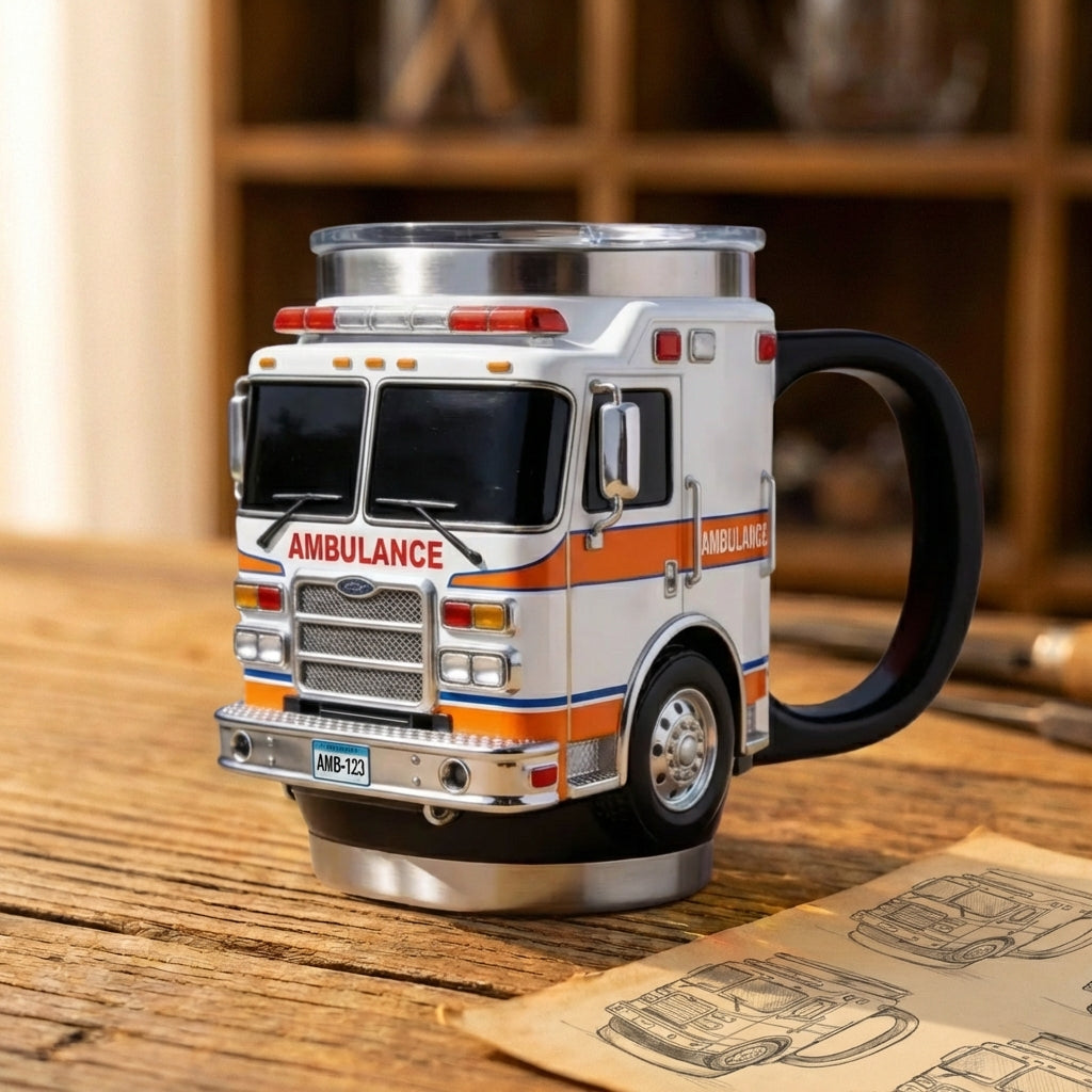 Ambulance Emergency Vehicle Mug