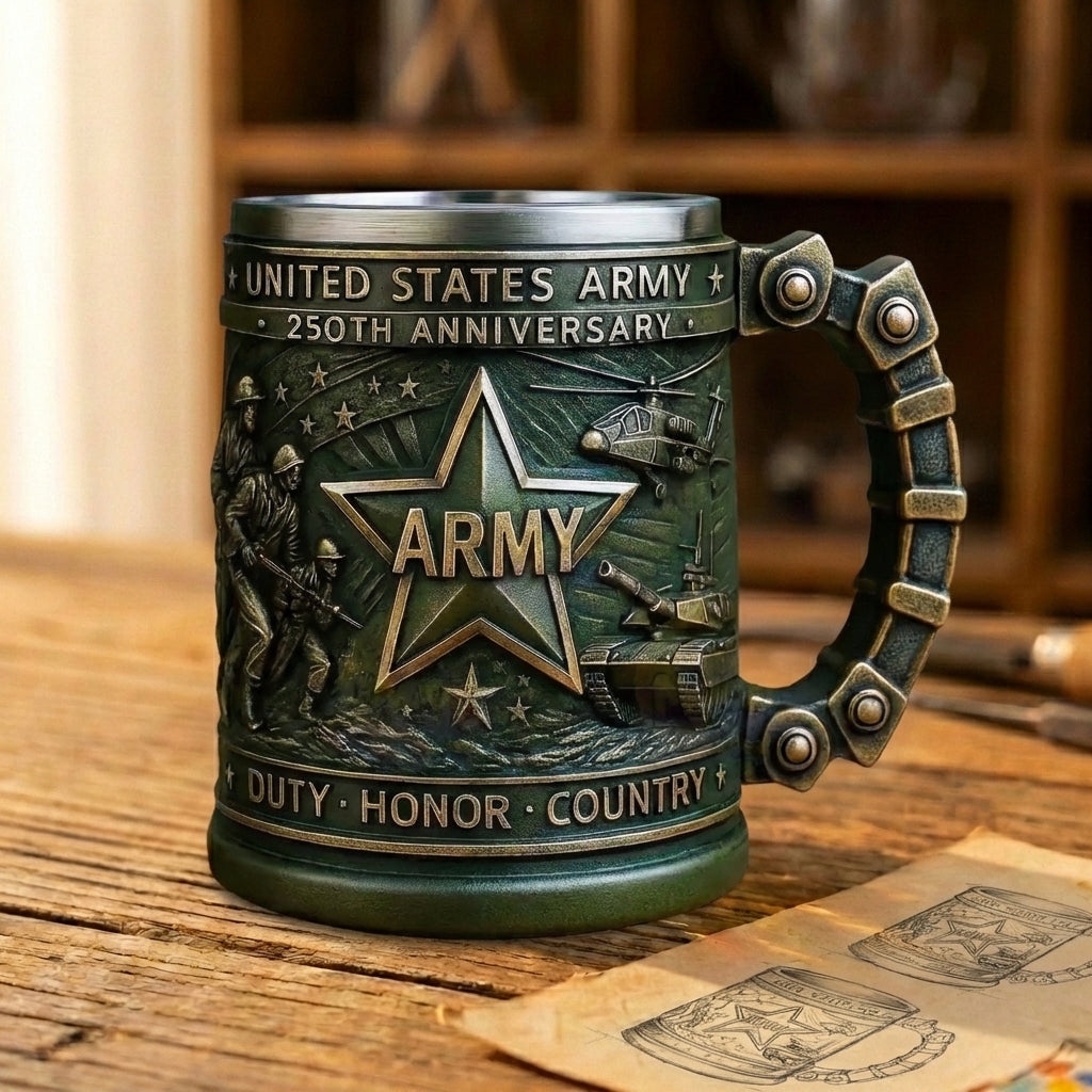 Army 250Th Anniversary Tankard