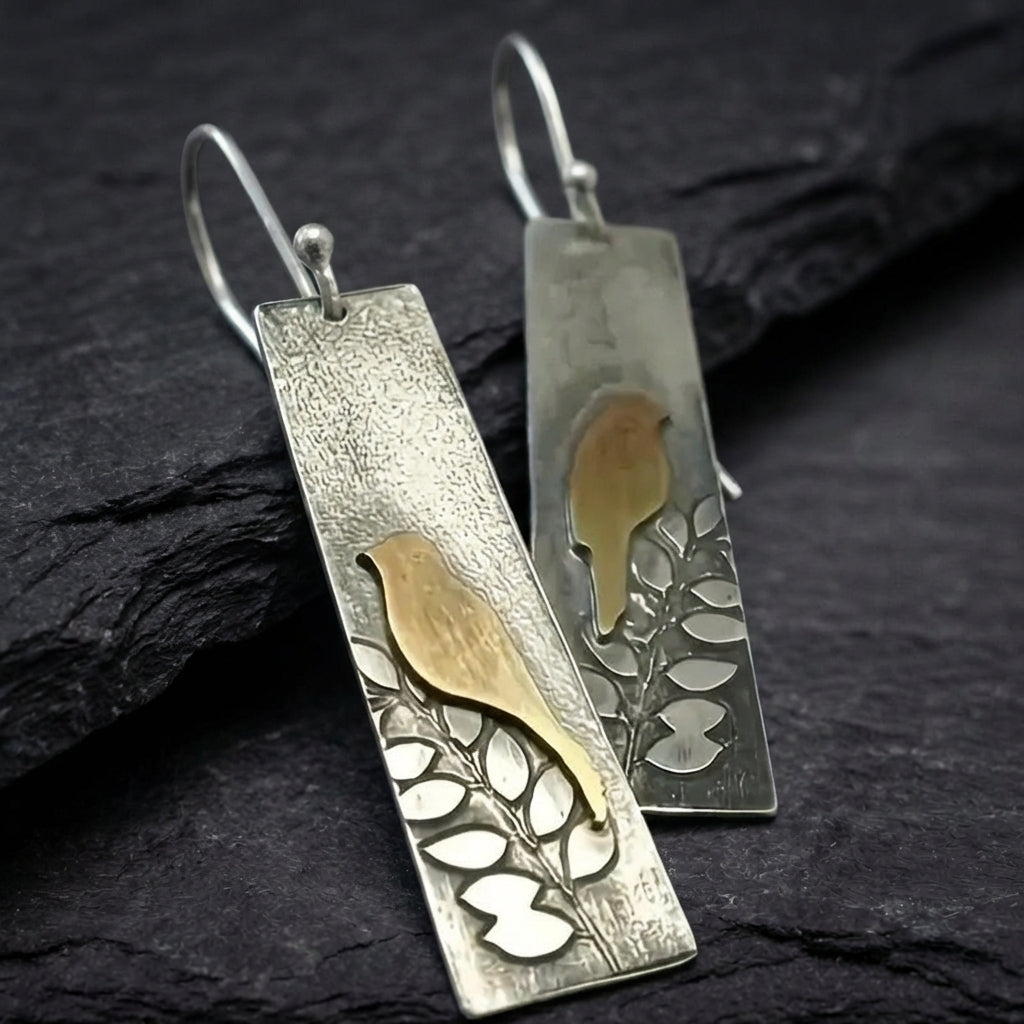 Elegant Bird Dangle Earrings 77874674