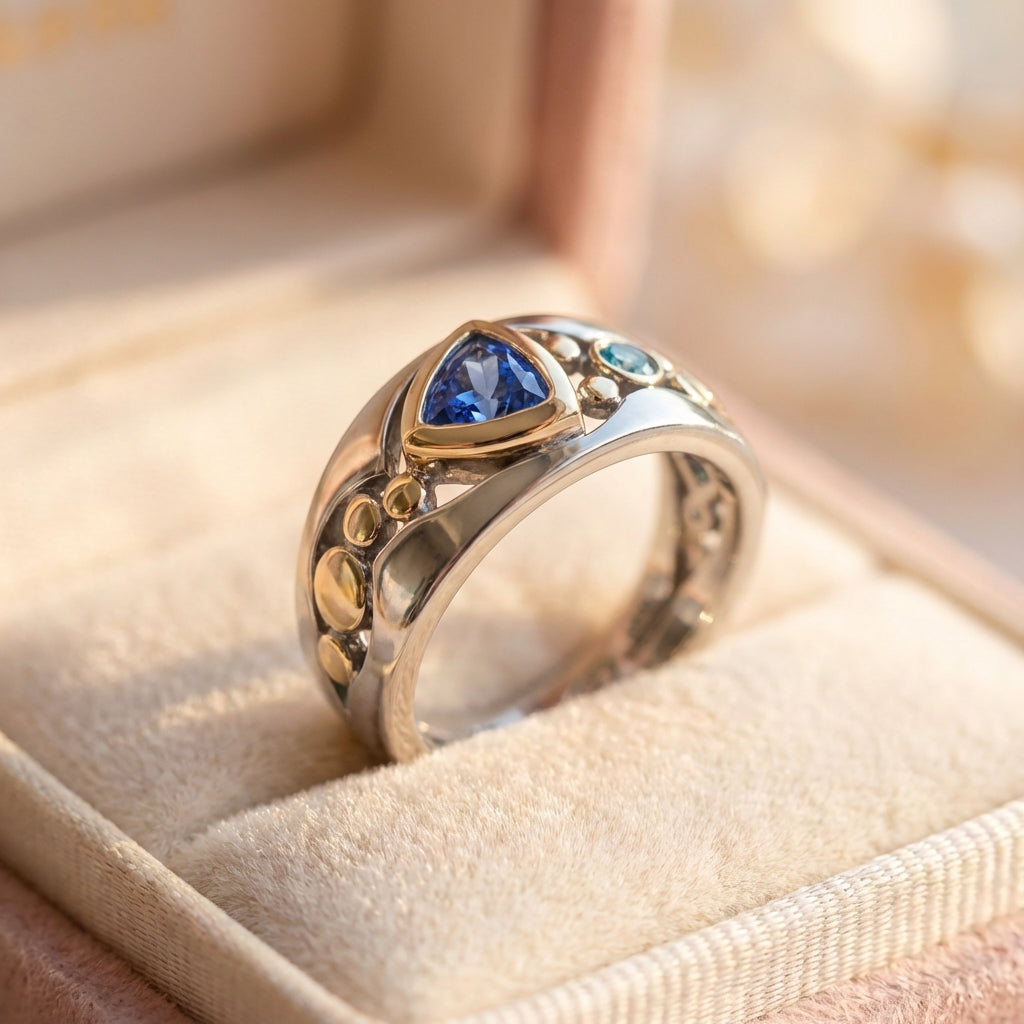 Elegant Blue Sapphire Ring