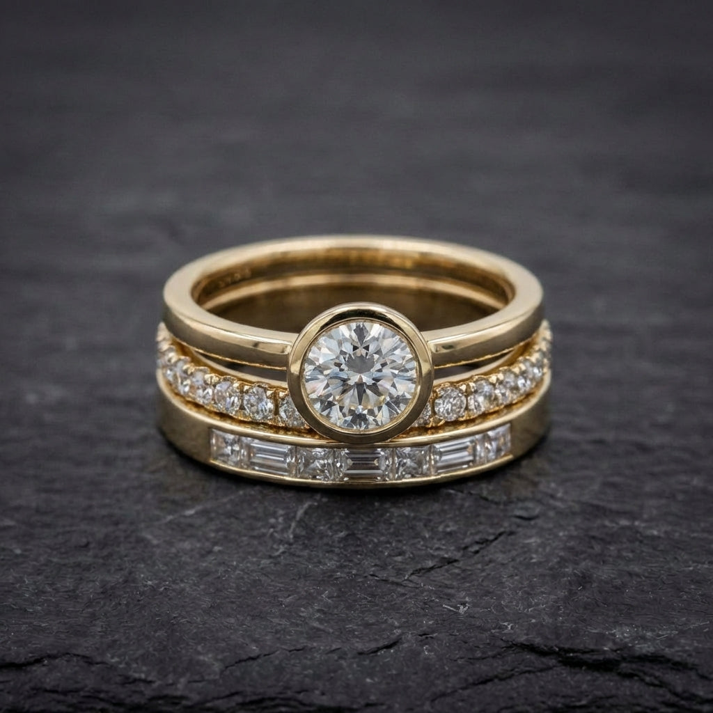 Elegant Crystal Engagement Ring 43911796