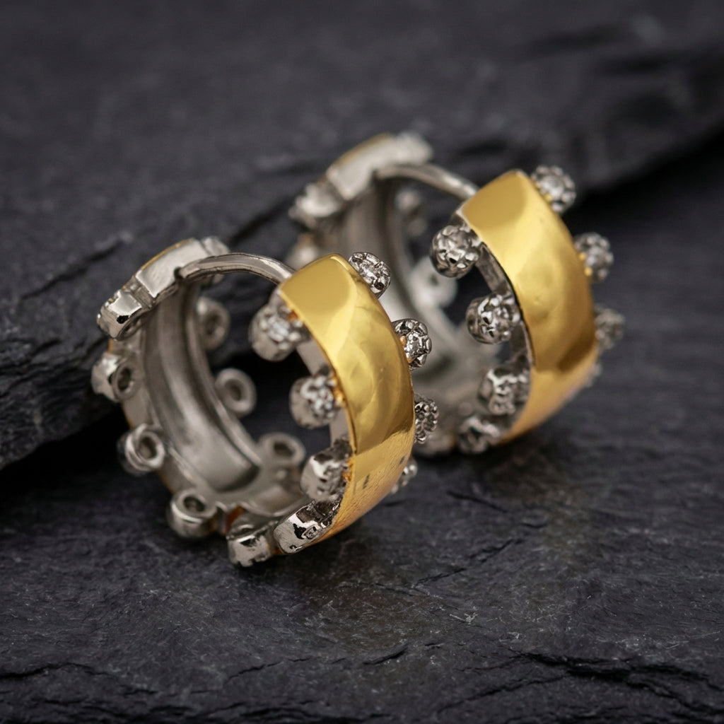 Elegant Crystal Geometric Earrings 03529559