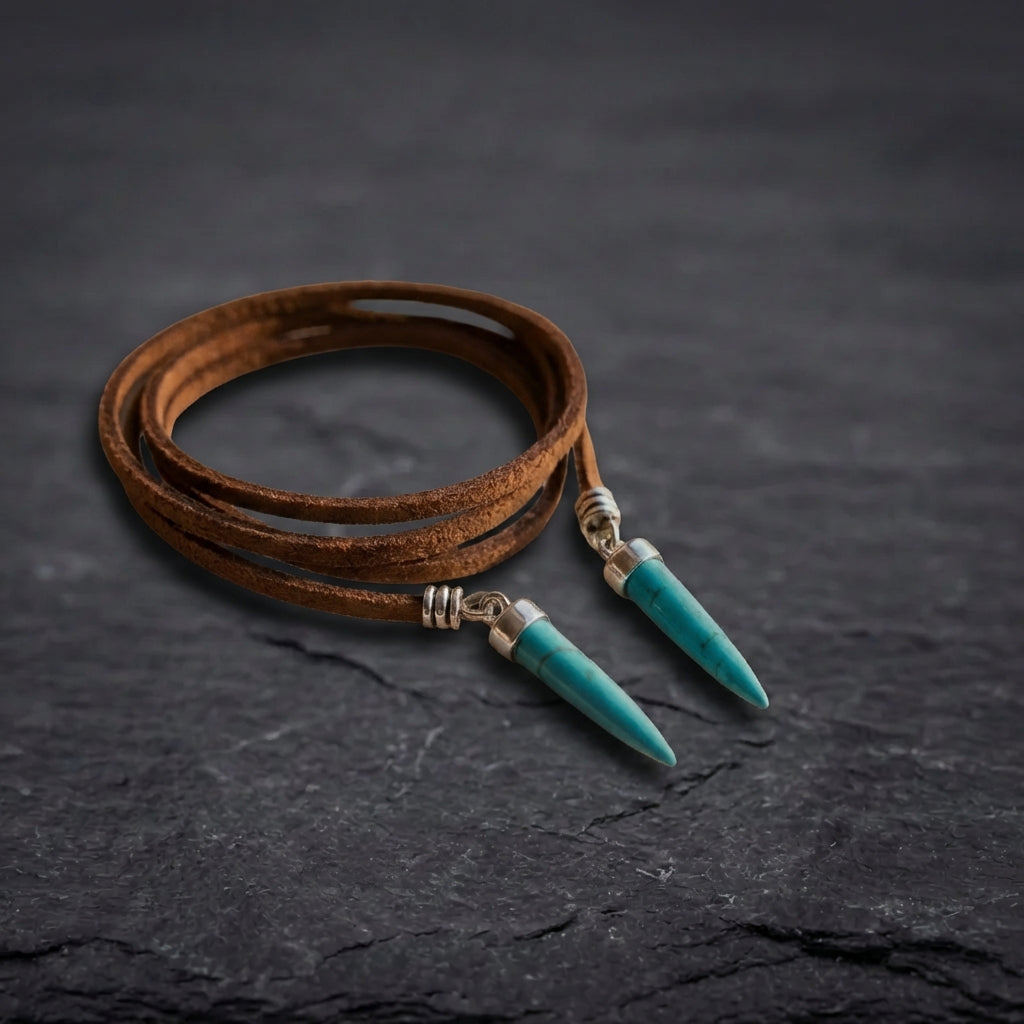 Elegant Double Wrap Turquoise
