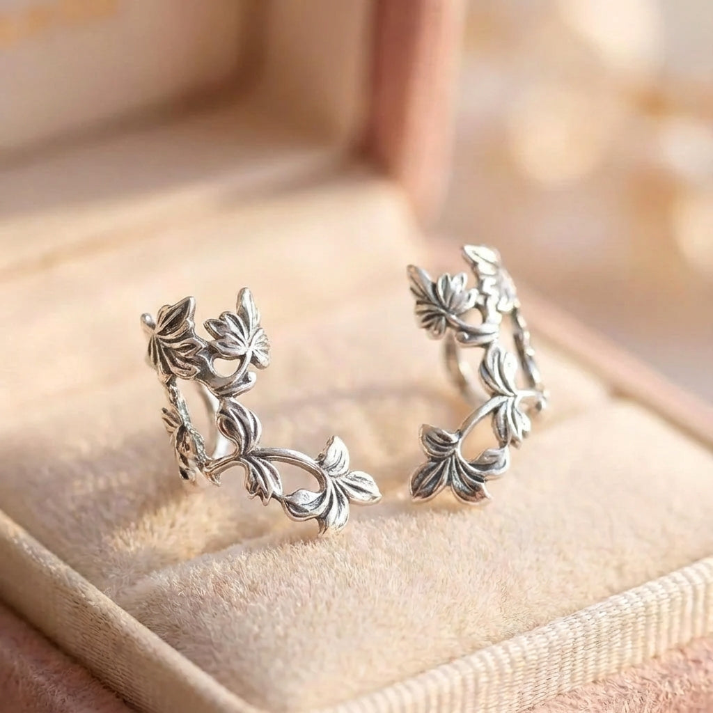 Elegant Hollow Out Floral Leaf Shape
