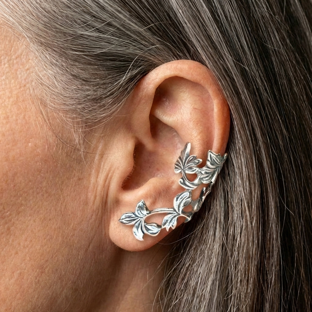 Elegant Hollow Out Floral Leaf Shape