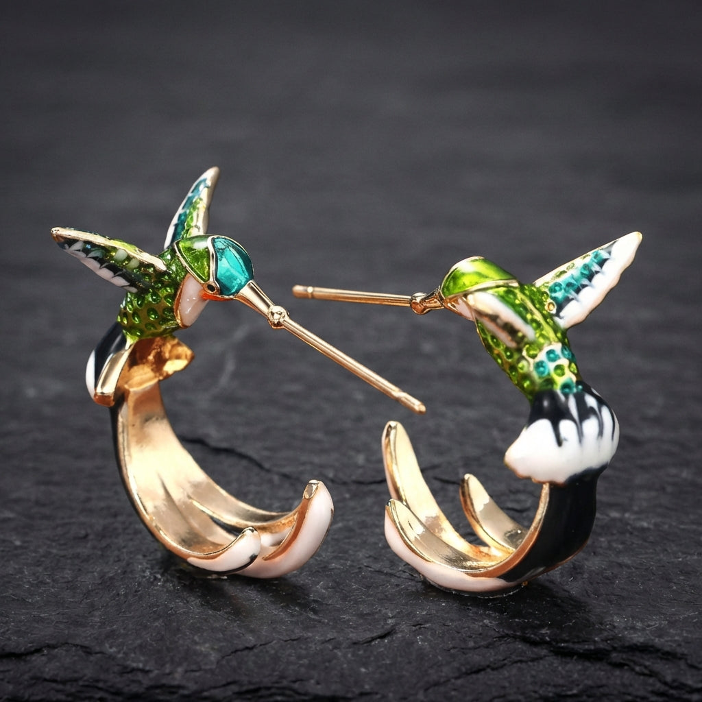 Elegant Hummingbird Earrings 69767612