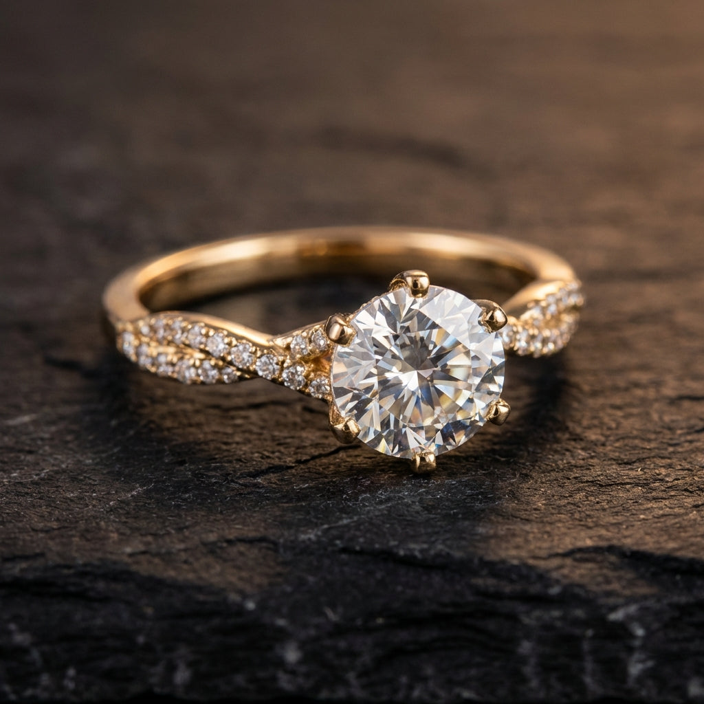 Elegant Moissanite Ring 96548310