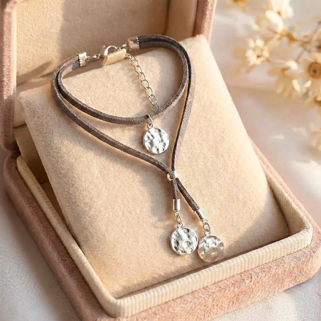 Elegant Silver Eclipse Layered