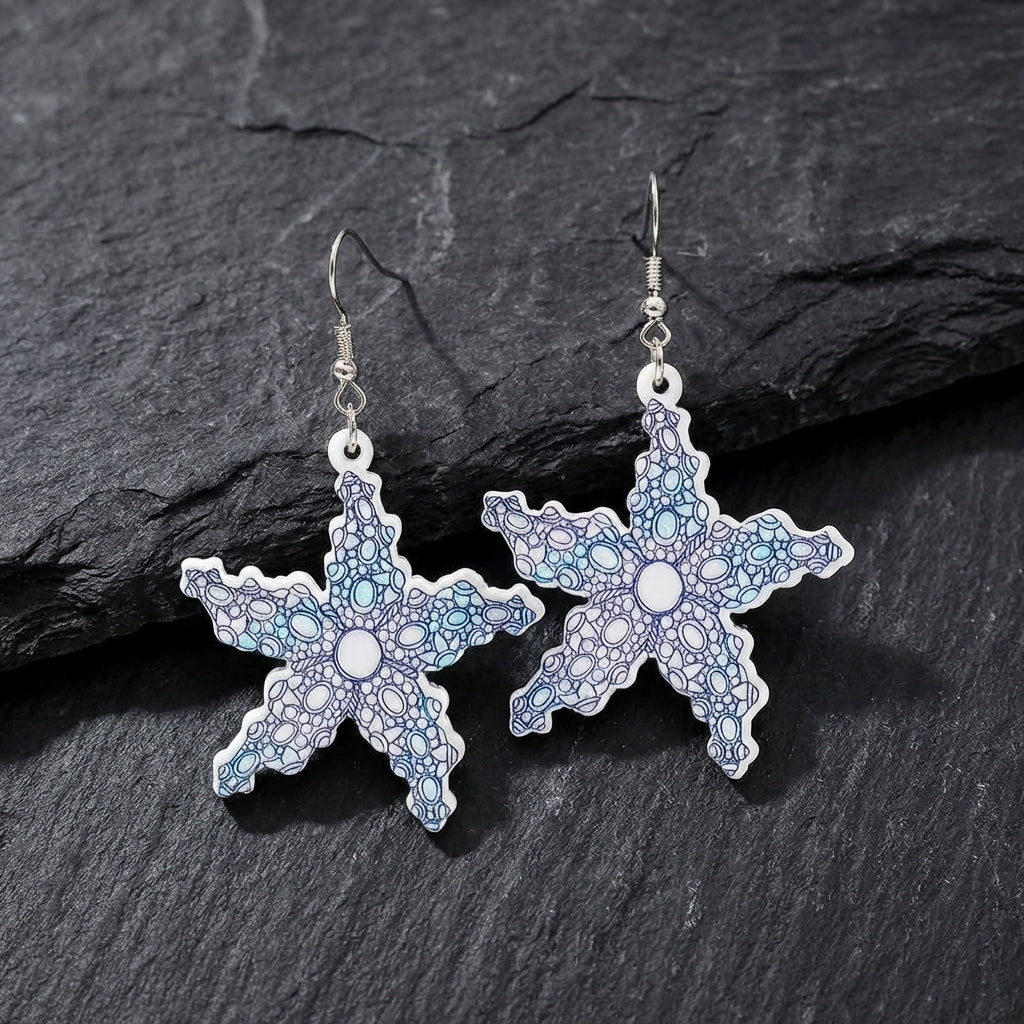 Elegant Snowflake Earrings 84272787