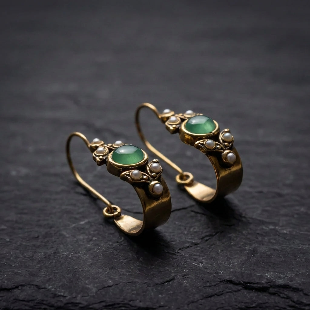 Elegant Turquoise Petal Drop