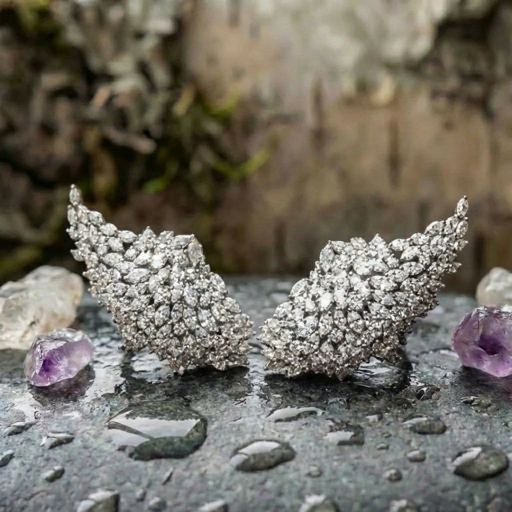 Elegant White Gold Ear Cuff