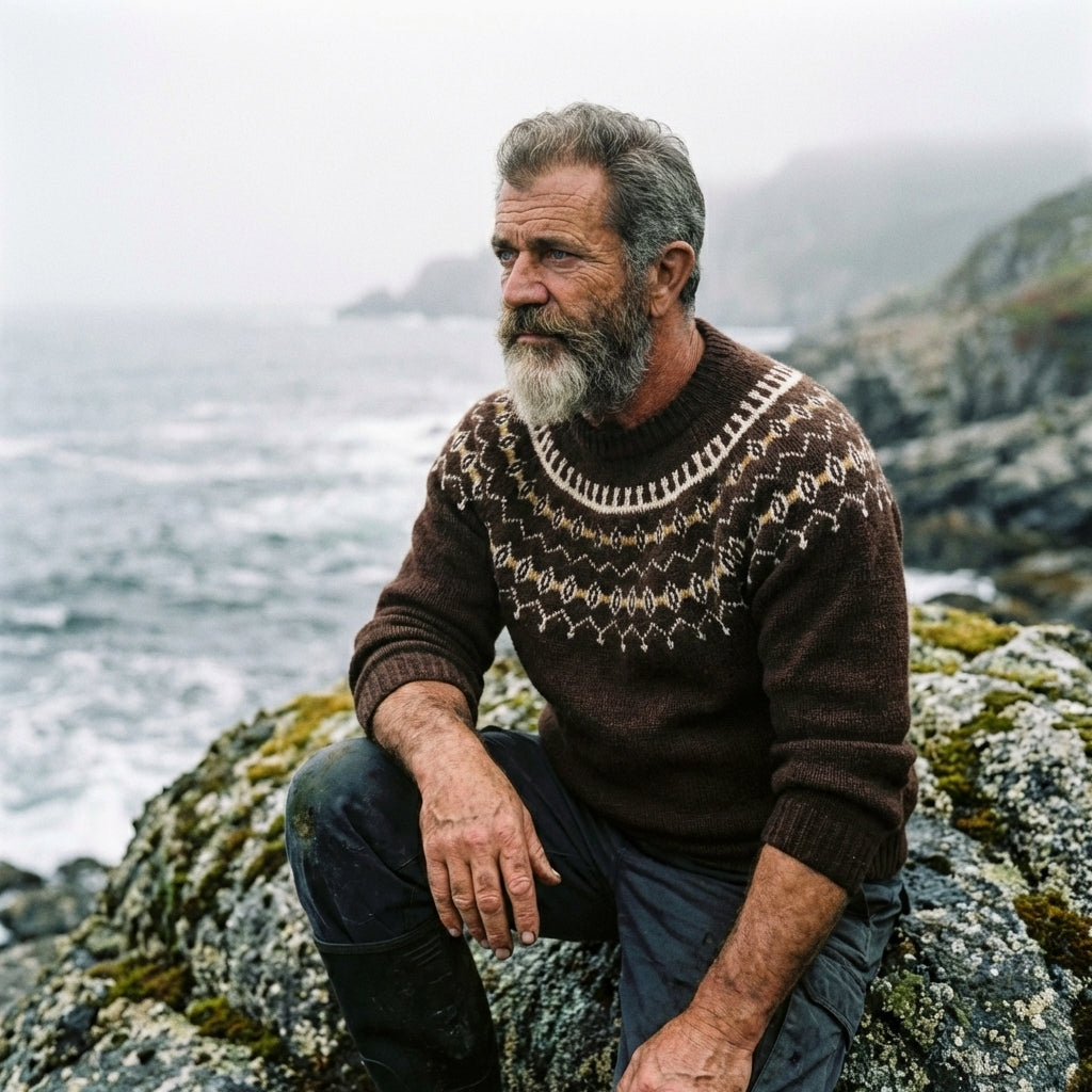 Espresso Heritage Lopapeysa Crewneck