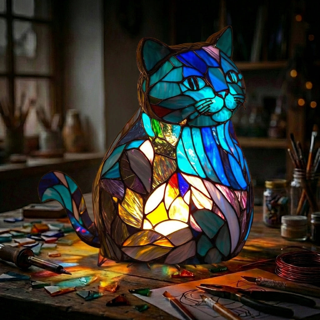 Fat Cat Lamp