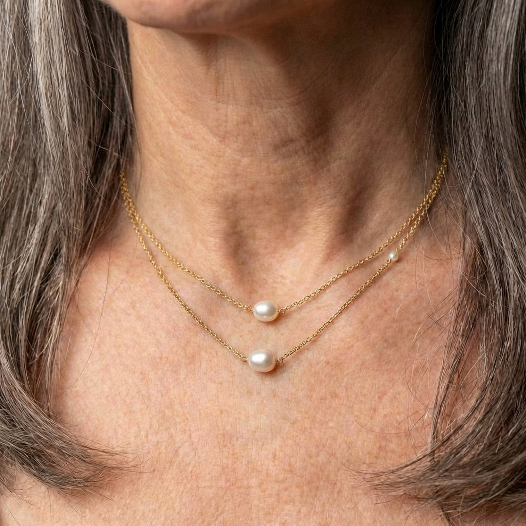 Freshwater Pearl Necklace Sustainable Ocean Inspired Jewelry