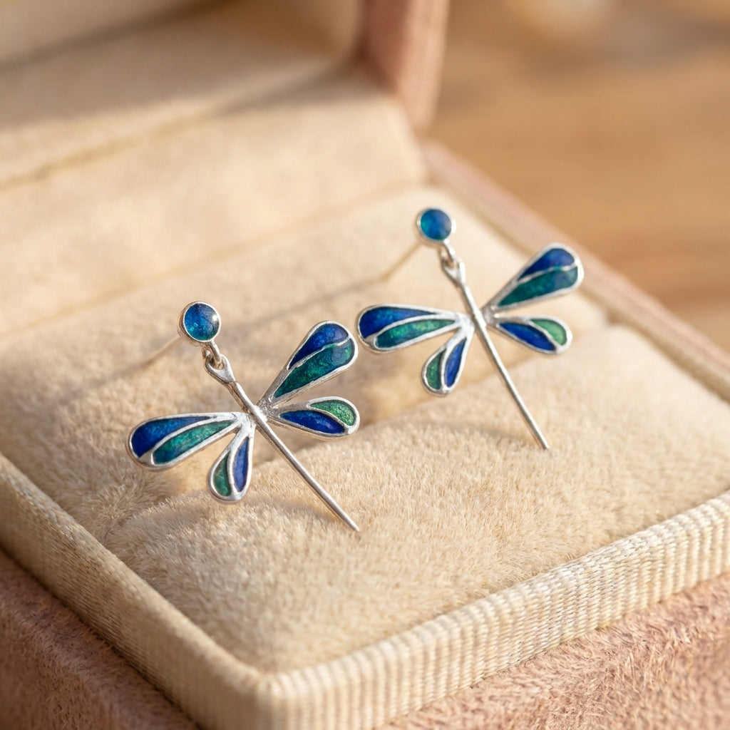 Vintage Dragonfly Earrings