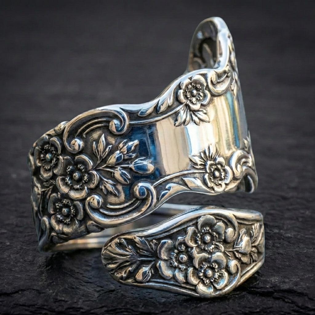 Vintage Floral Engraved Ring 37783305