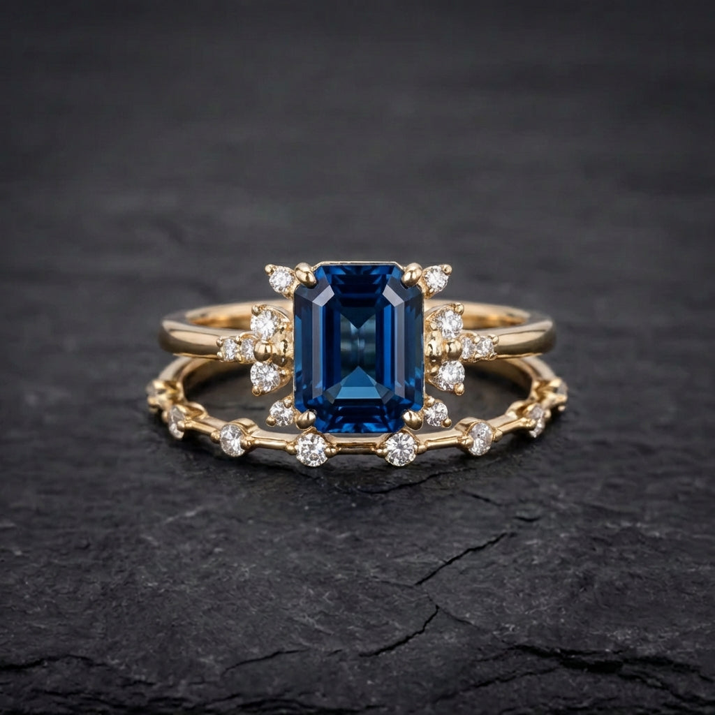 Classic Blue Sapphire Ring 77582700
