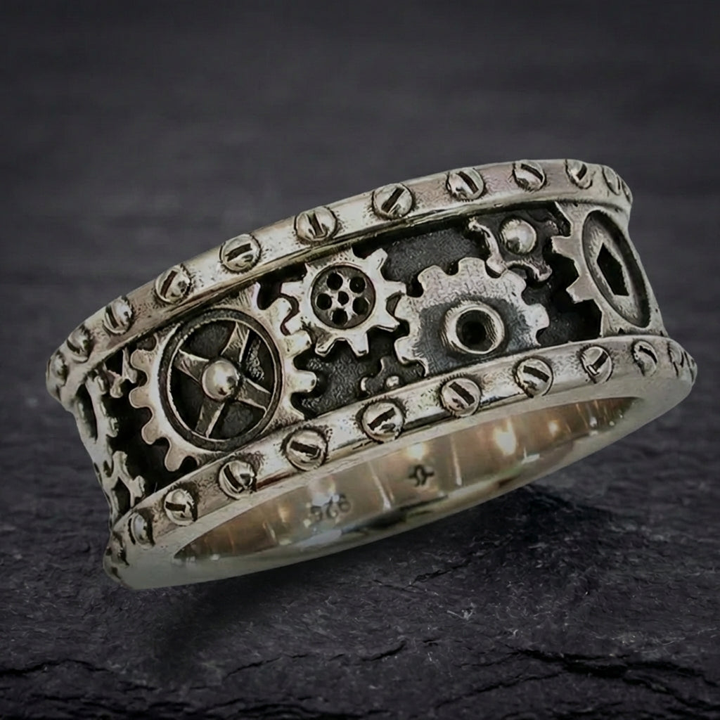 Steampunk Gear Ring 35905217