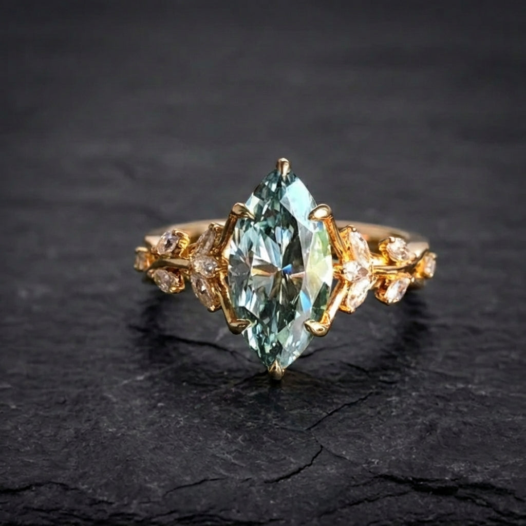 Elegant Crystal Statement Ring 33450906