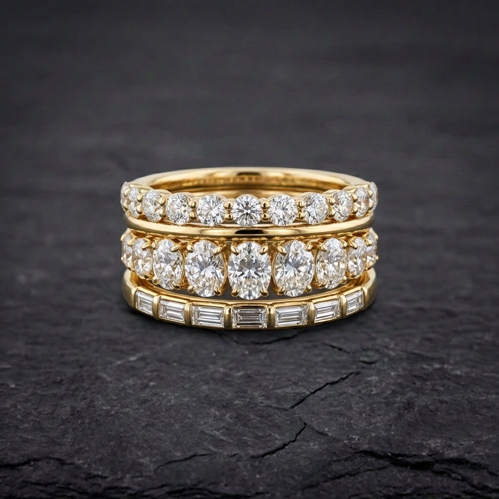 Elegant Diamond Ring Set 92861518