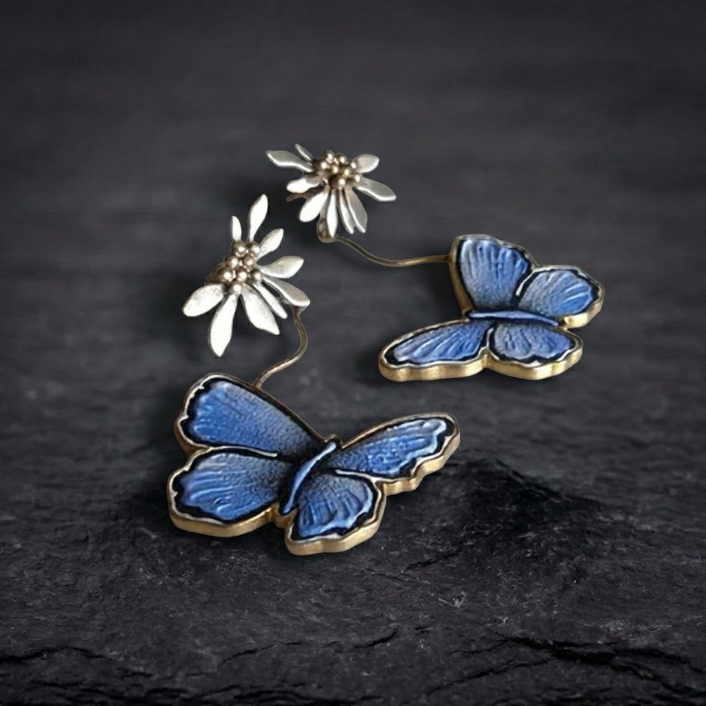 Vintage Butterfly Dangle Earrings 49653821