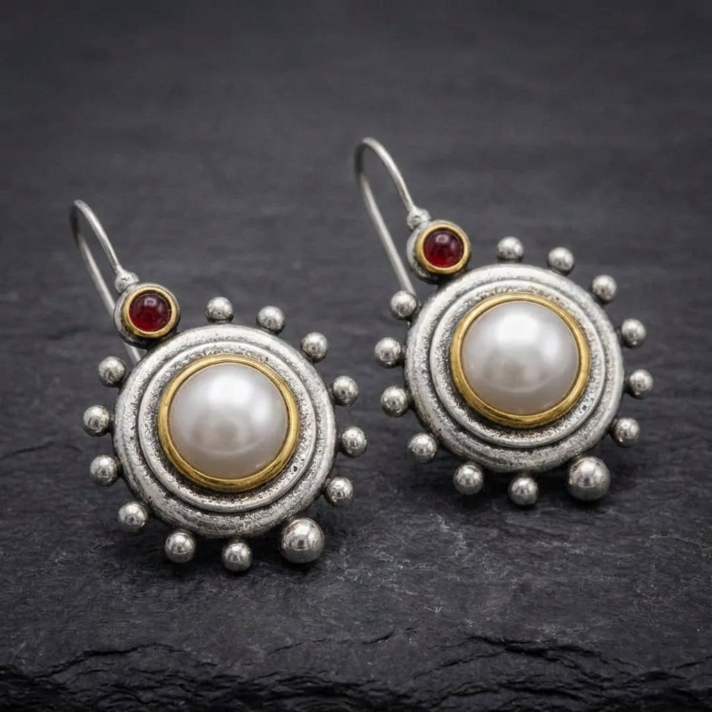 Vintage Pearl Dangle Earrings 84588098