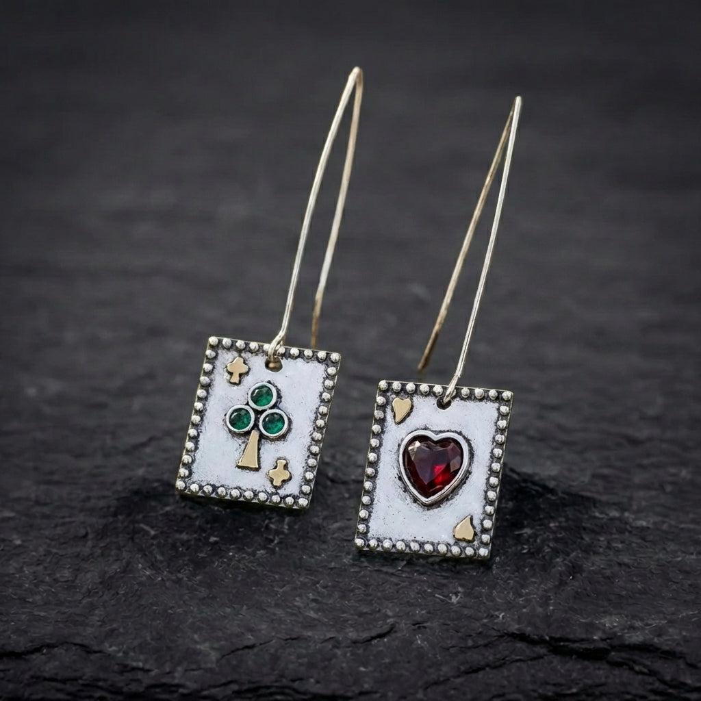 Vintage Heart Tree Earrings 49181401