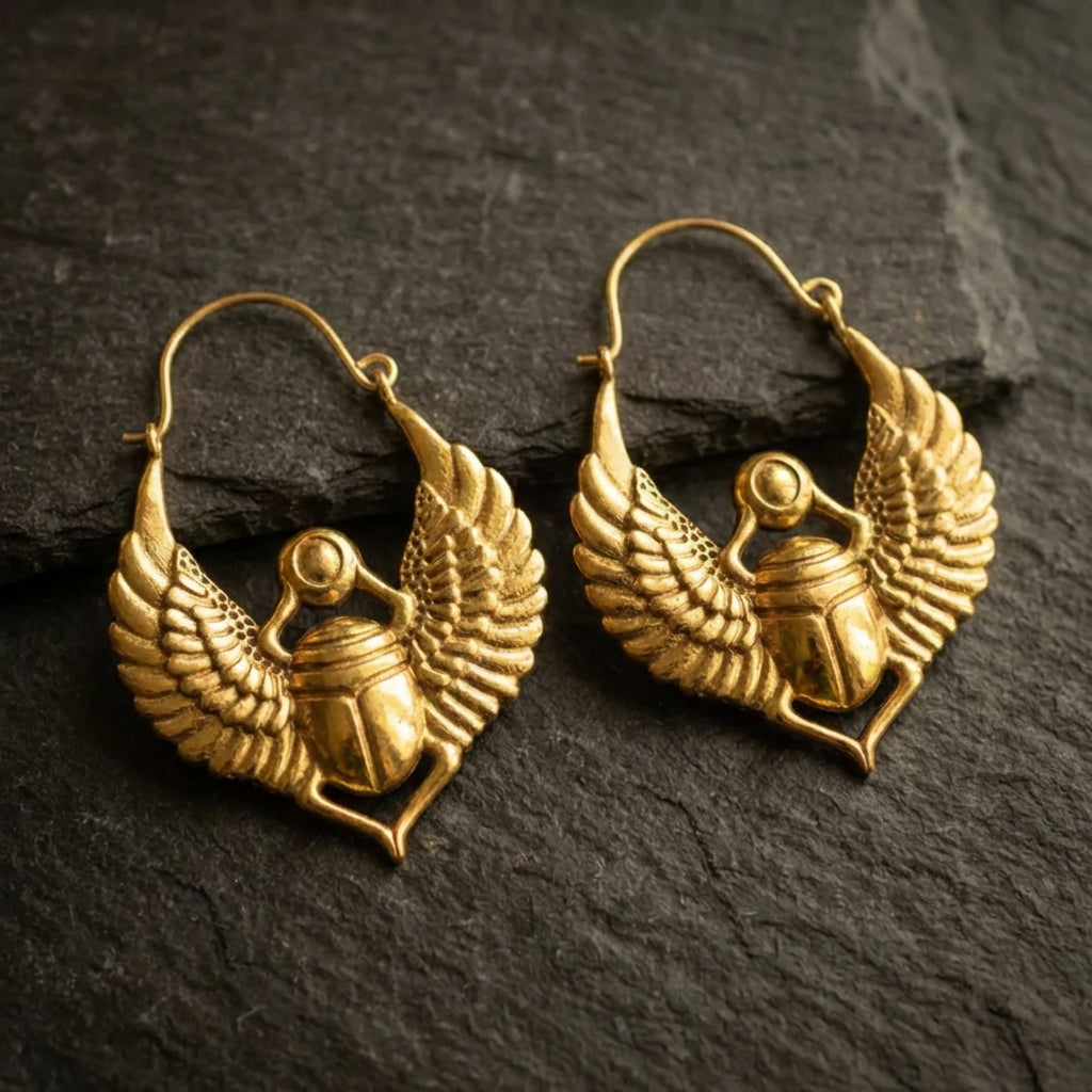 Vintage Gold Wing Earrings 04549841