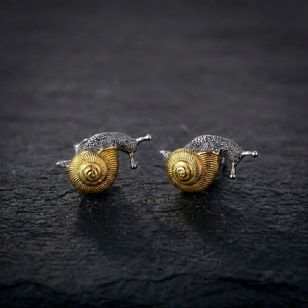 Vintage Gold Snail Earrings 70030960