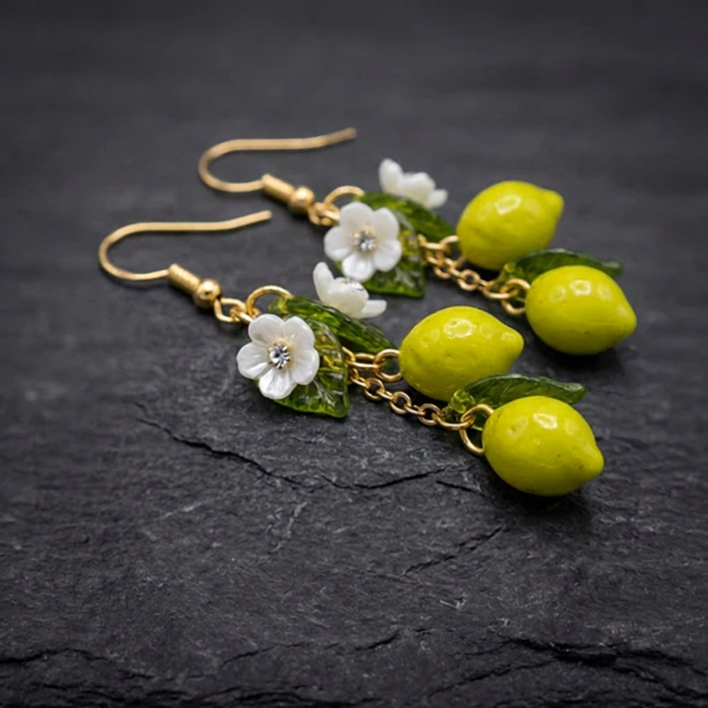 Bohemian Lemon Earrings 80630582
