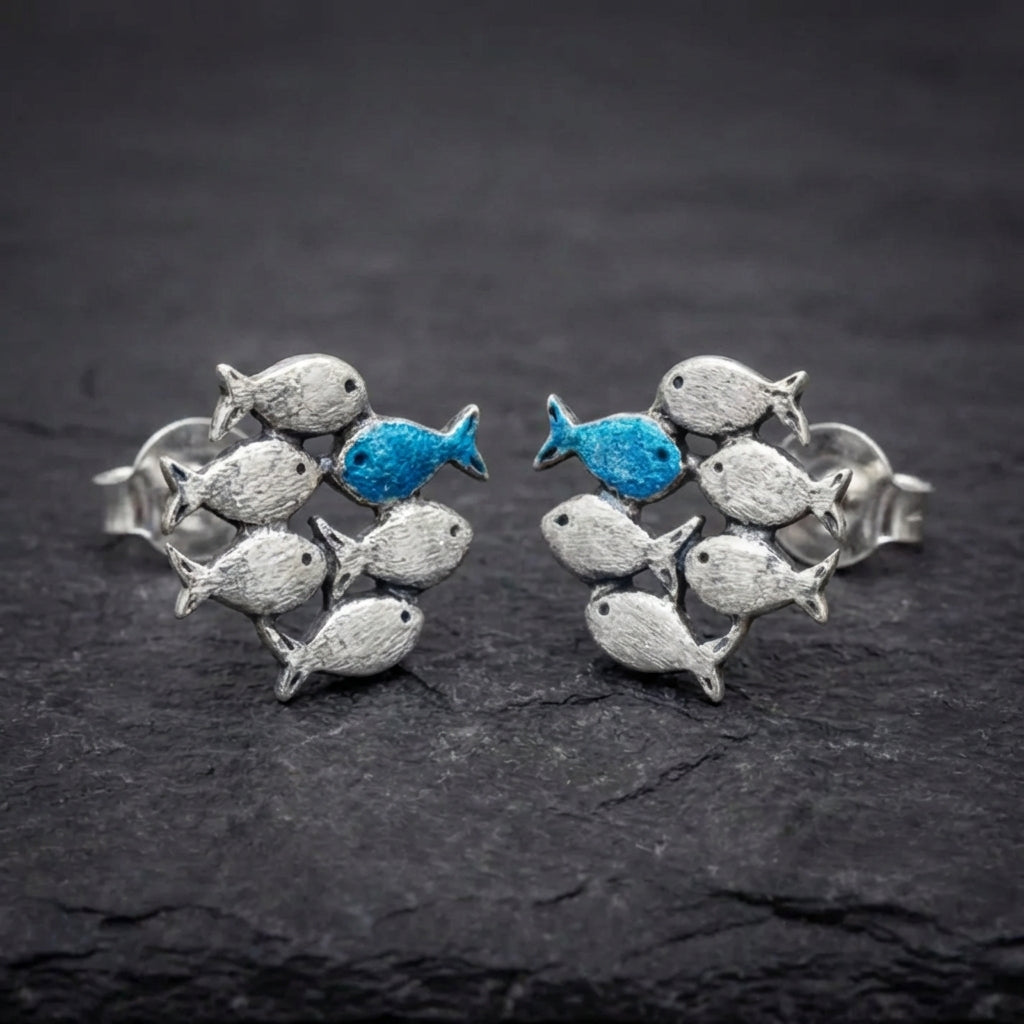 Vintage Fish School Earrings 10667827