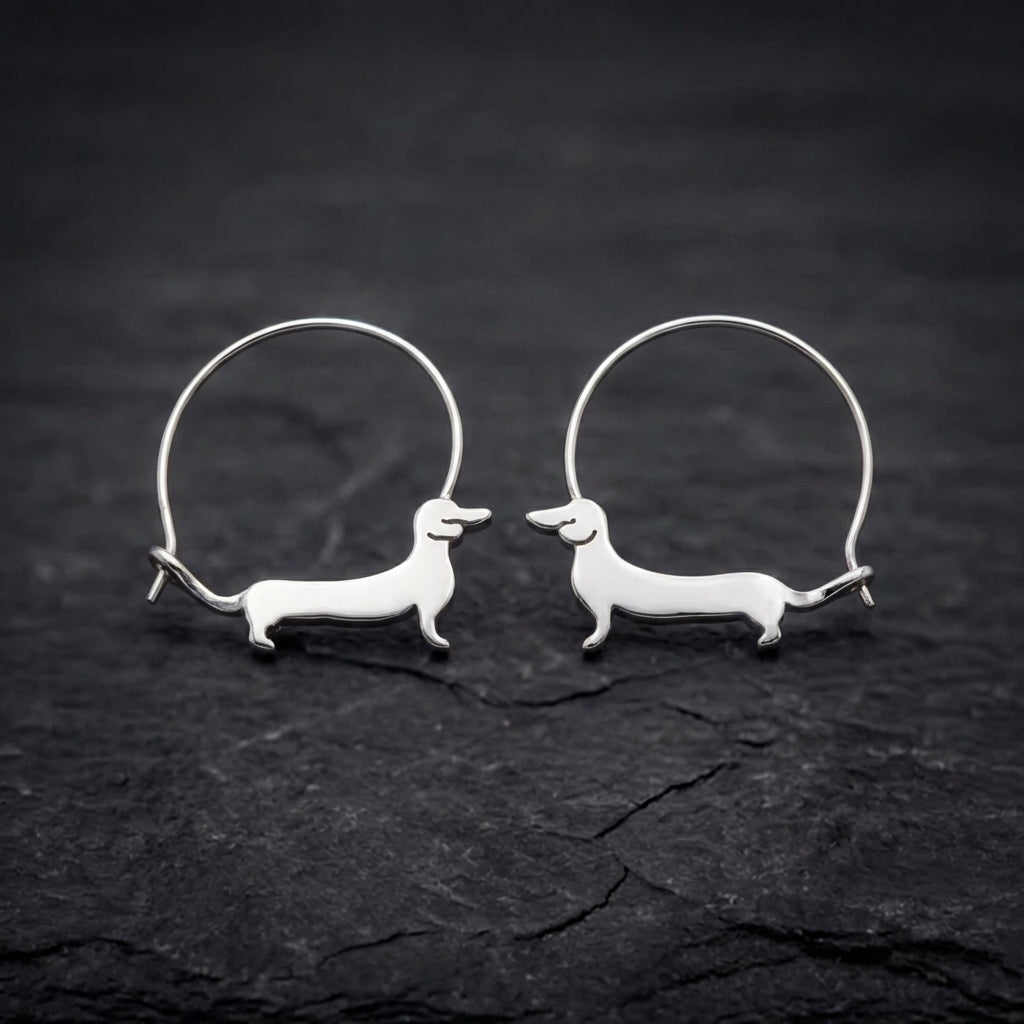Dachshund Hoop Earrings 99398457
