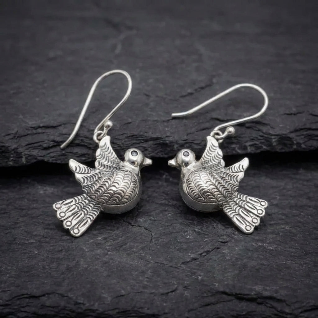 Vintage Bird Dangle Earrings 33651880
