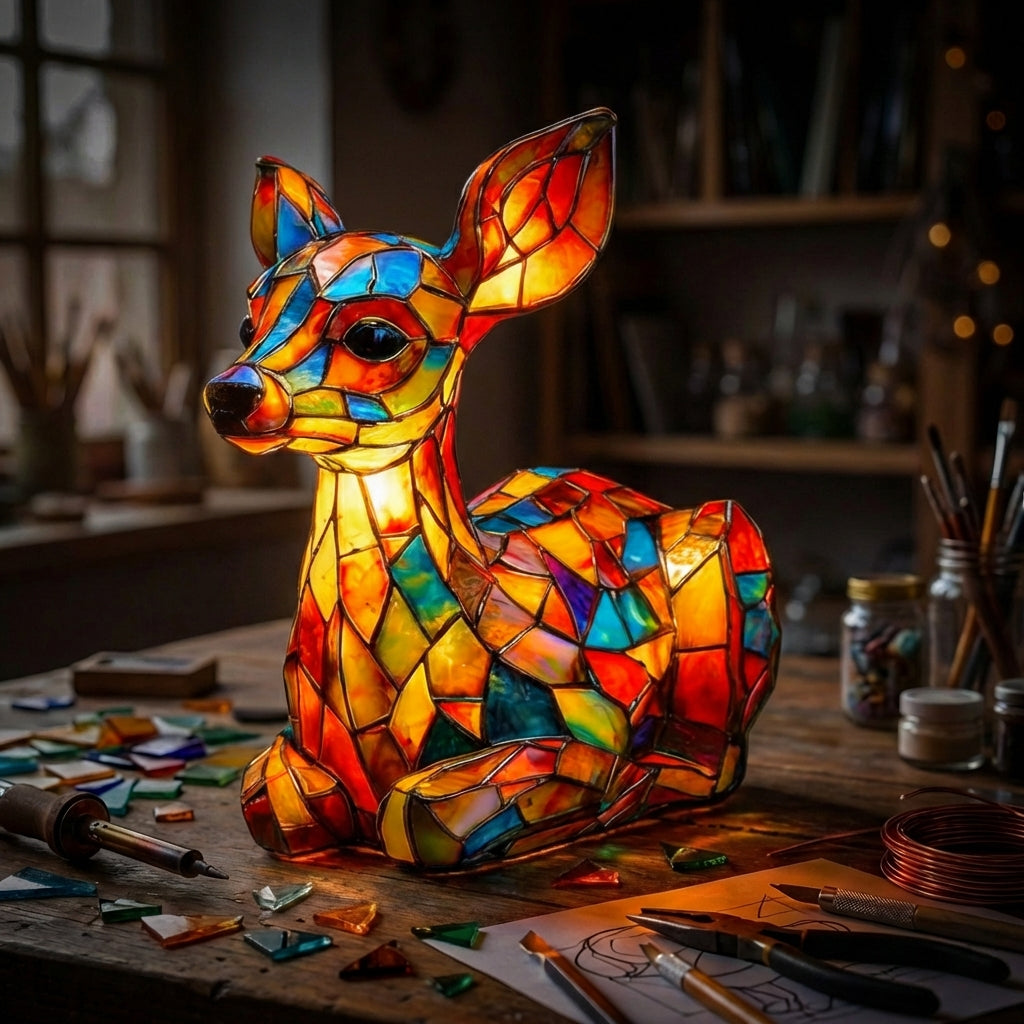 Deer Sitting Lamp