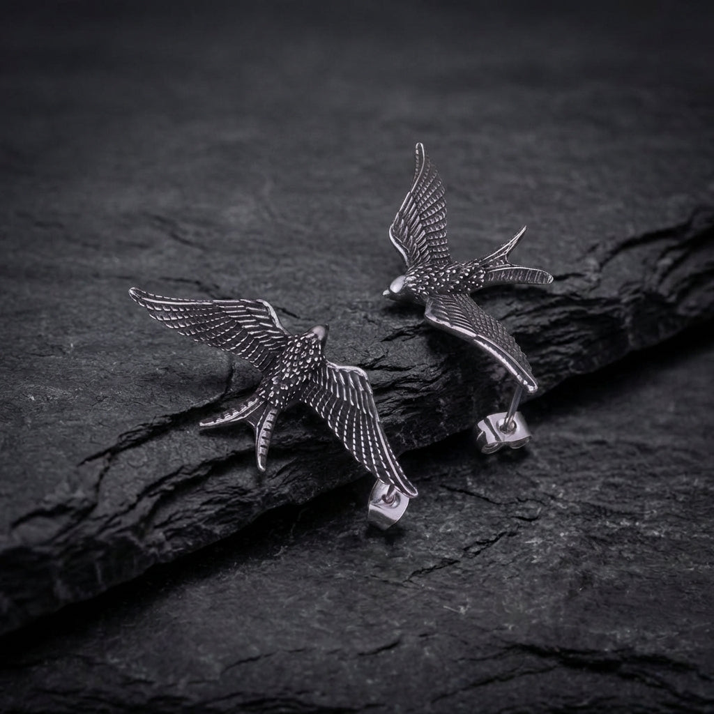 Handmade Swallow Earrings 44729972