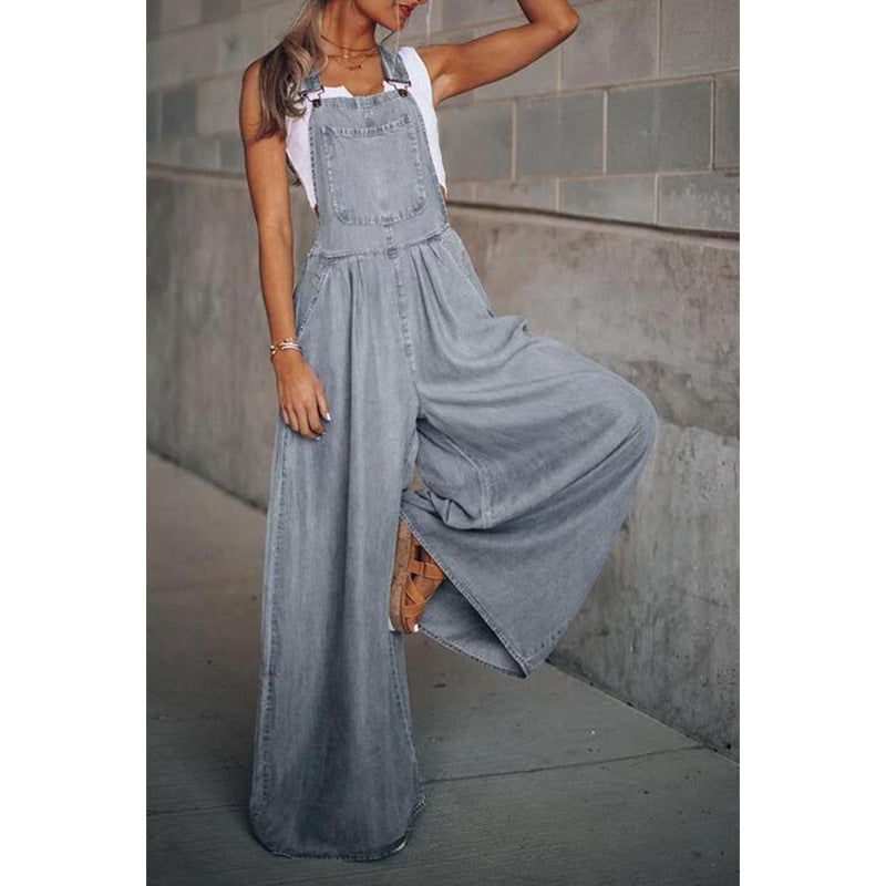 Denim overall for women