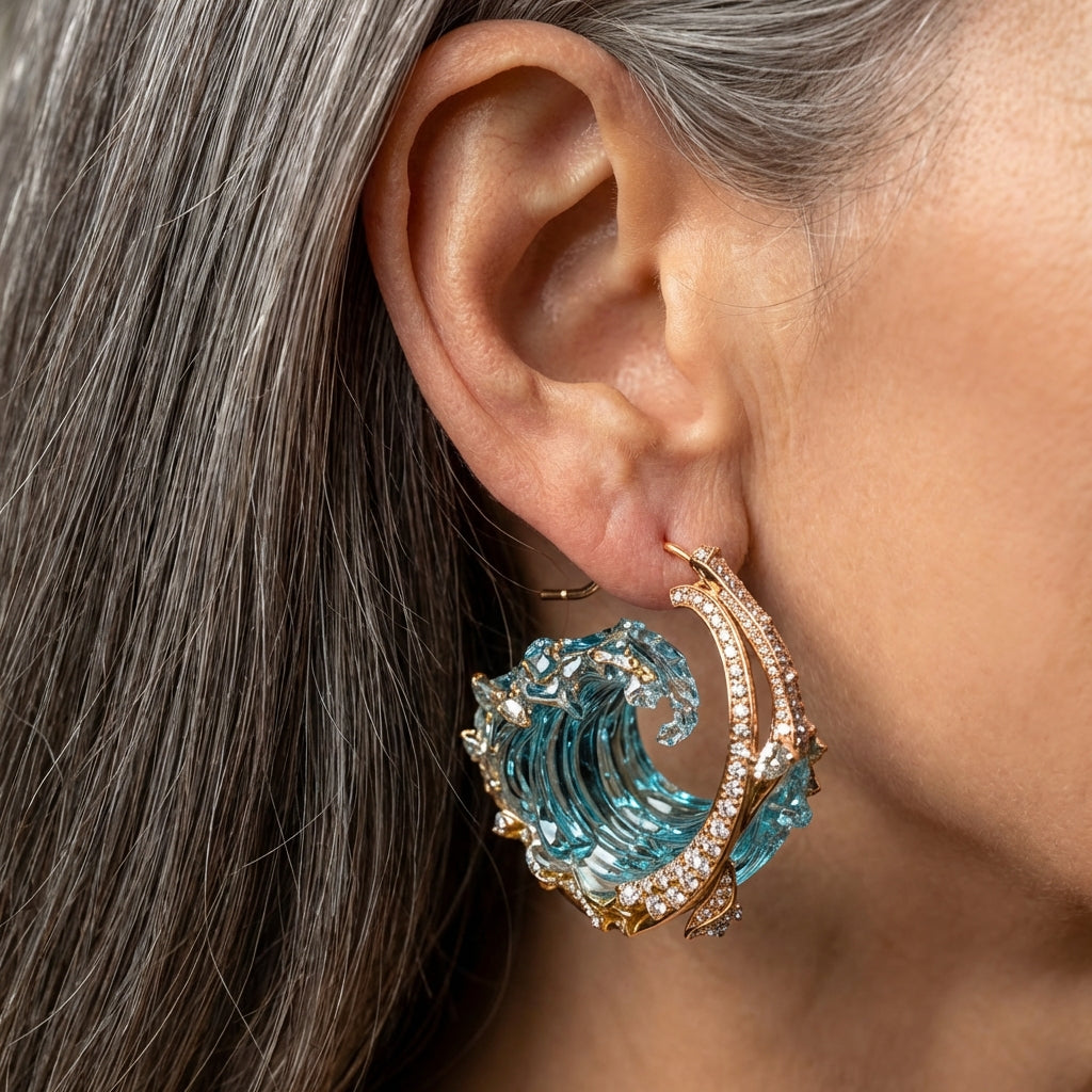 Ocean'S Oath Earrings Sustainable Ocean Inspired Jewelry