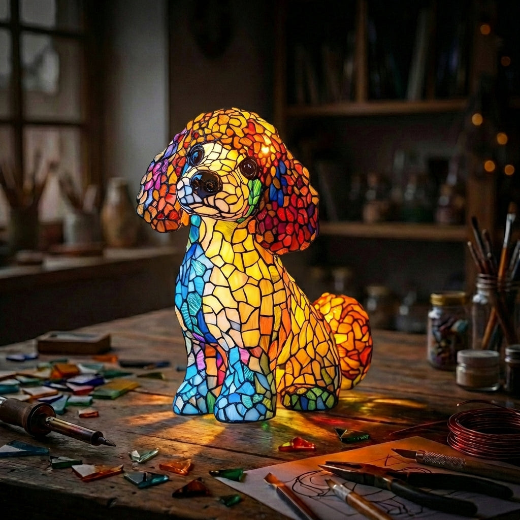 Poodle Lamp