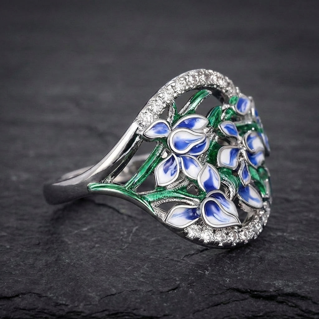 Romantic Lily Flower Ring 40066330