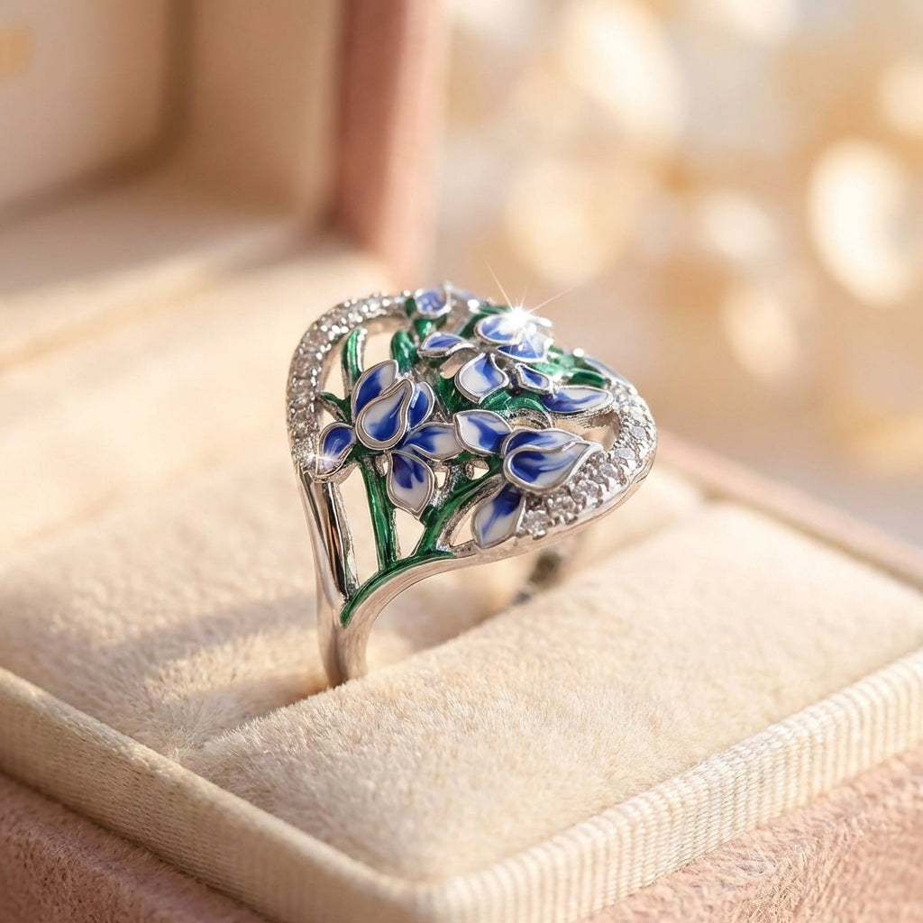 Romantic Lily Flower Ring