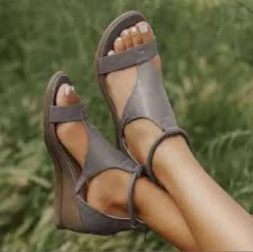 Ankle Strap Wedge Sandals