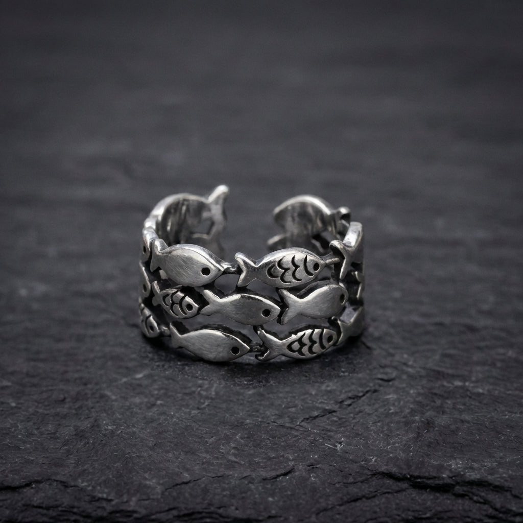 Silver Fish Ring 71257179