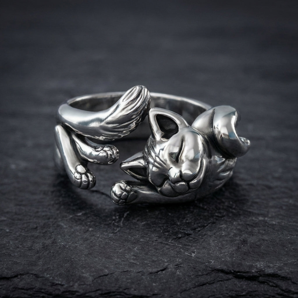 Statement Fortune Cat Ring 60806890