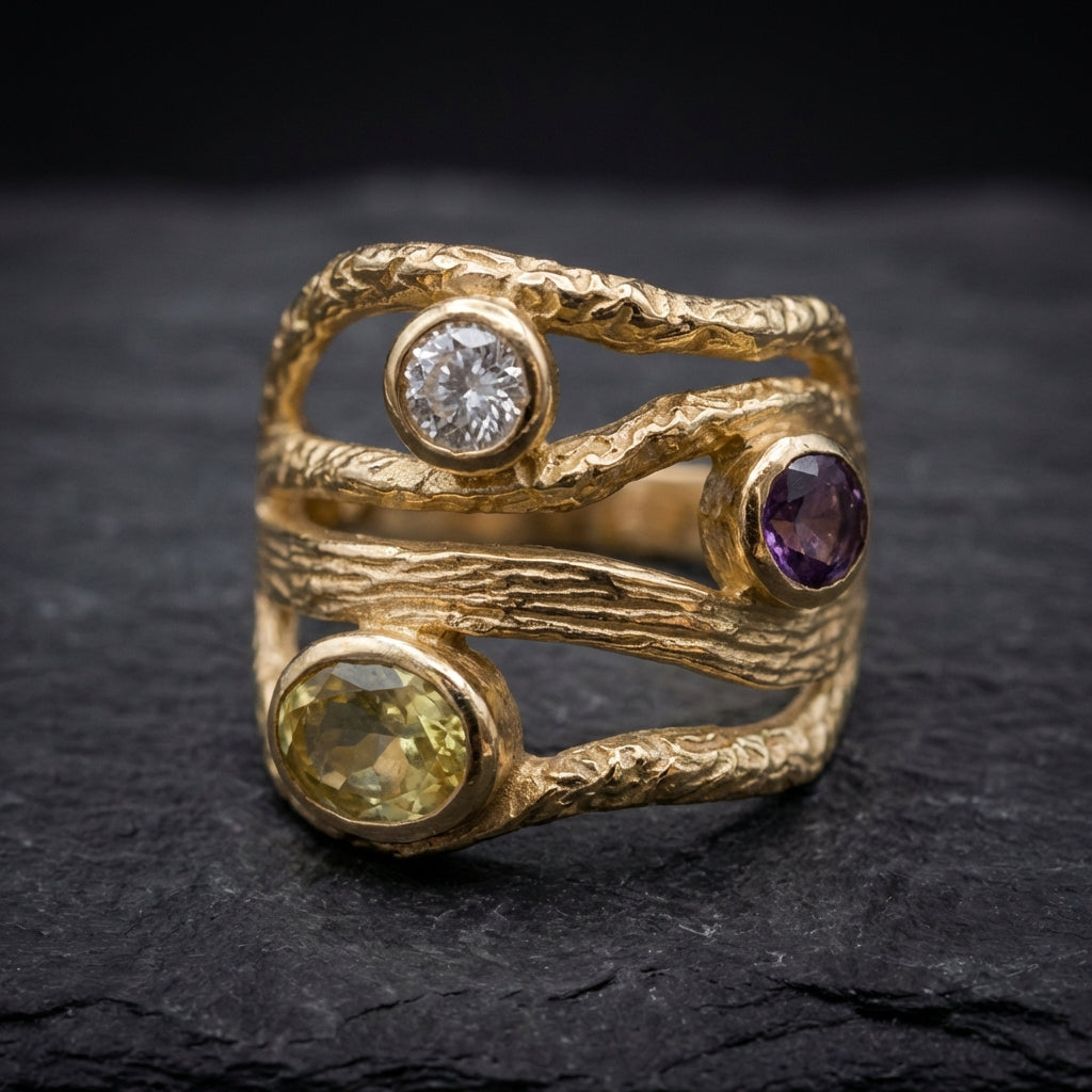 Statement Gemstone Ring 08502988