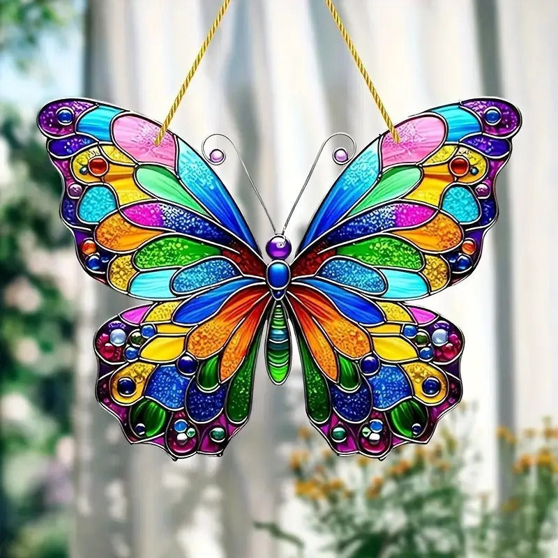 Vibrant Butterfly Suncatcher