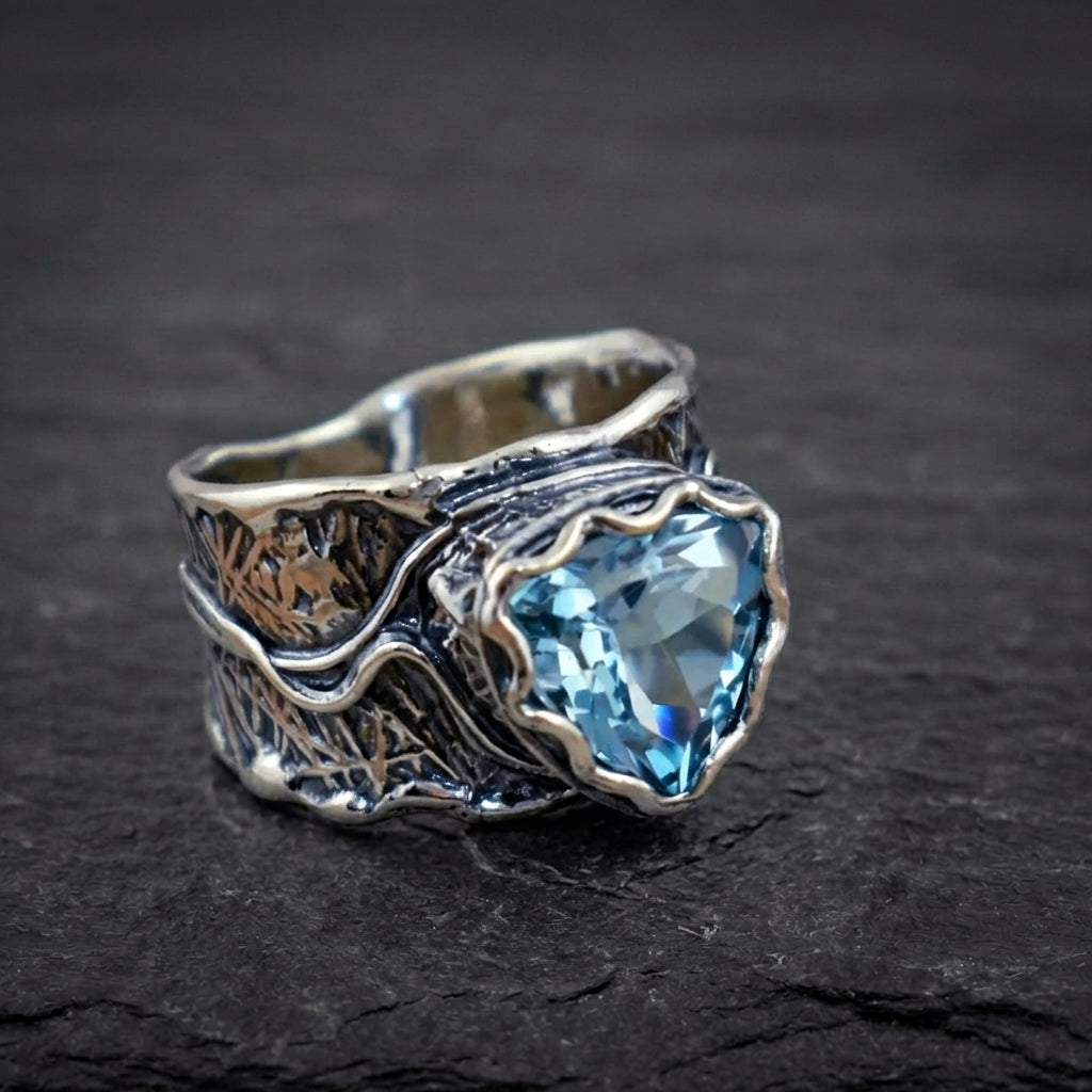 Vintage Blue Gemstone Ring 29625674