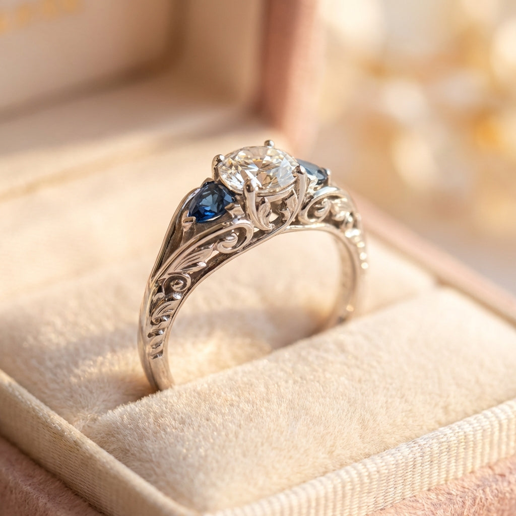 Vintage Boutique White Zircon Rings