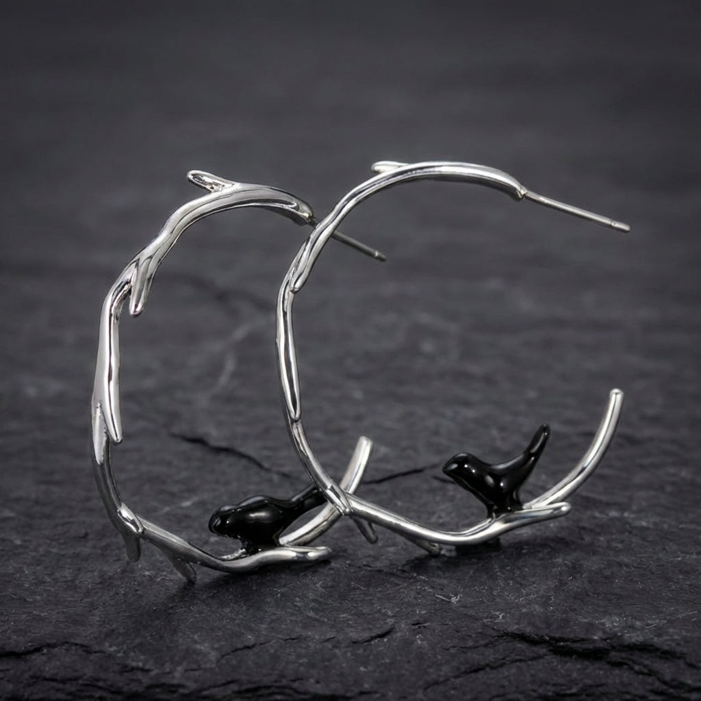 Vintage Branch Bird Earrings 59576102